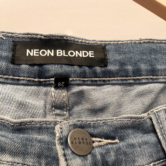 Neon Blonde distressed jeans - Picture 3 of 3